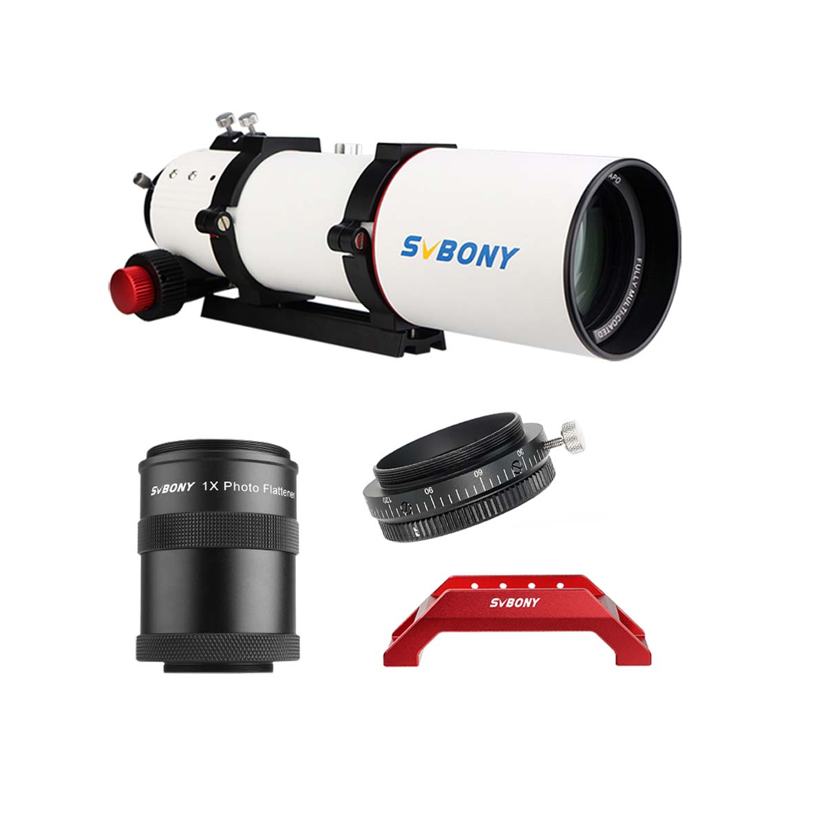 SVBONY SV550 APO Triplet Refractor OTA 80 F6 Astronomy Telescope Set for Deep Space Astrophotography