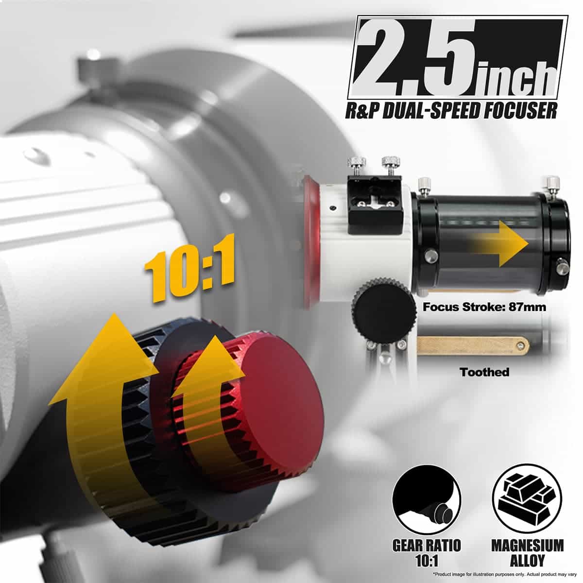 SVBONY SV550 APO Refractor Telescope Apochromatic Triplet 122mm F7 Telescope With Case Bag for Deep Sky Astrophotography