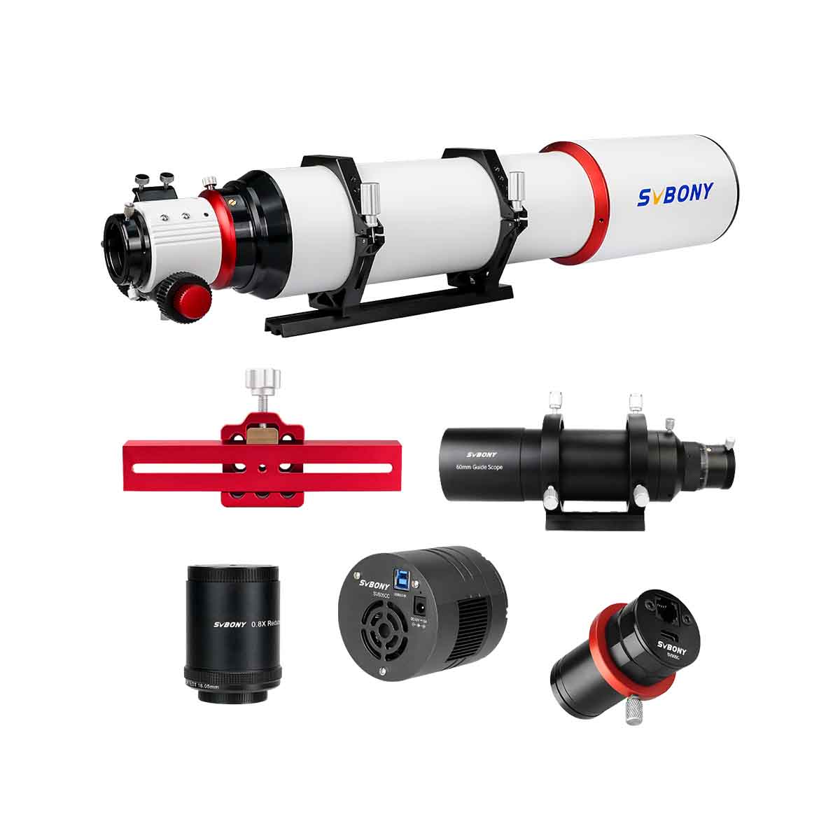SV550 122APO Refractor Telescope - SV605CC OSC Camera Set for Astrophotography