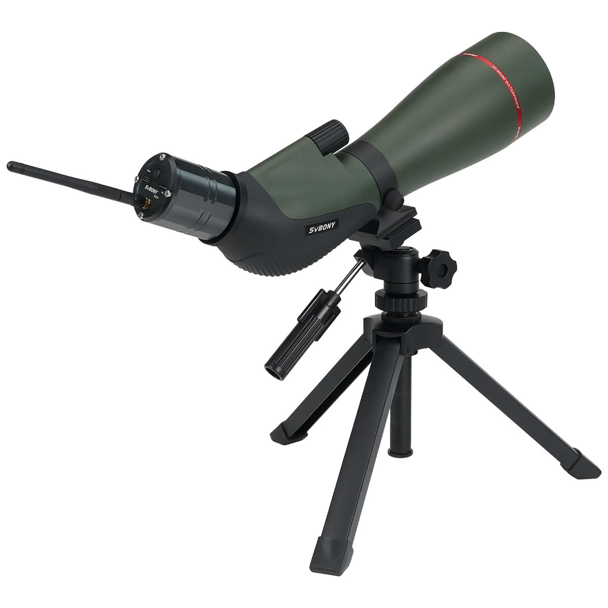 SA412 20-60X80 Spotting Scope with Wifi Camera Birding Photography