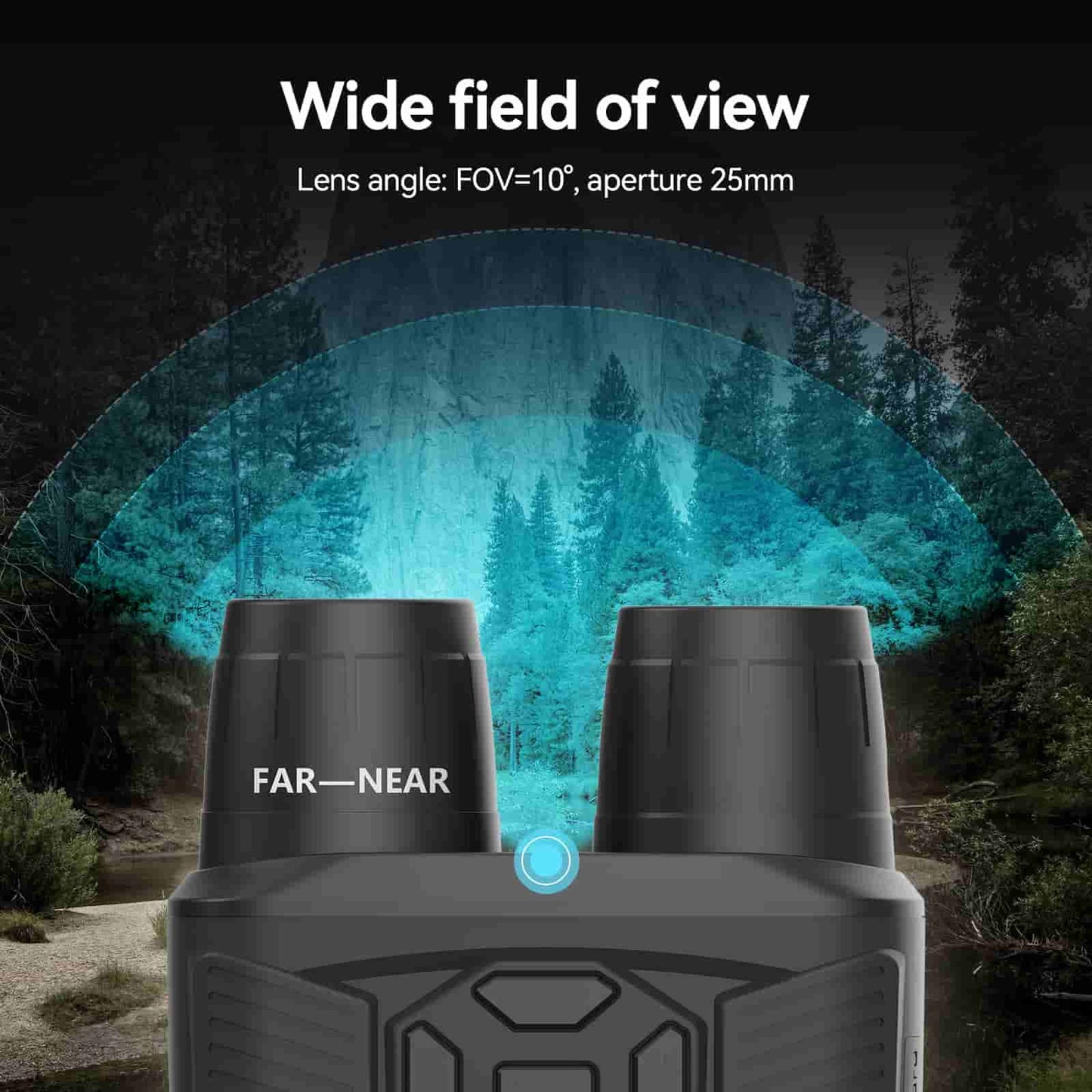 SA206 Night Vision Goggles Binoculars 4K Digital Infrared for Hunting, Bird Watching, Wildlife Observation, Night Fishing Camping