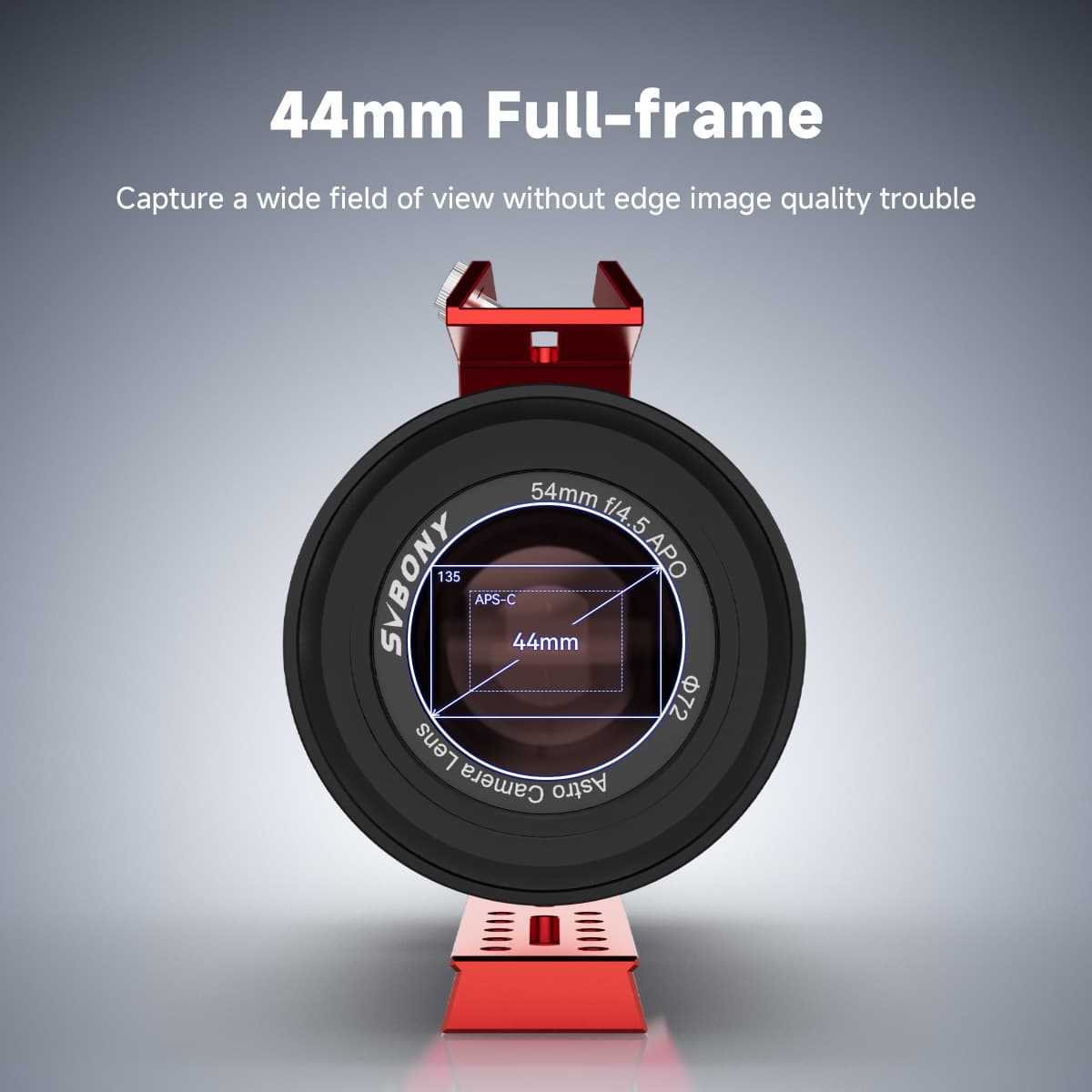 SV555 Astrograph Telescope APO Petzval Telephoto Lens 54mm f/4.5 - New Upgrade - Ideal for Wide Field Photography