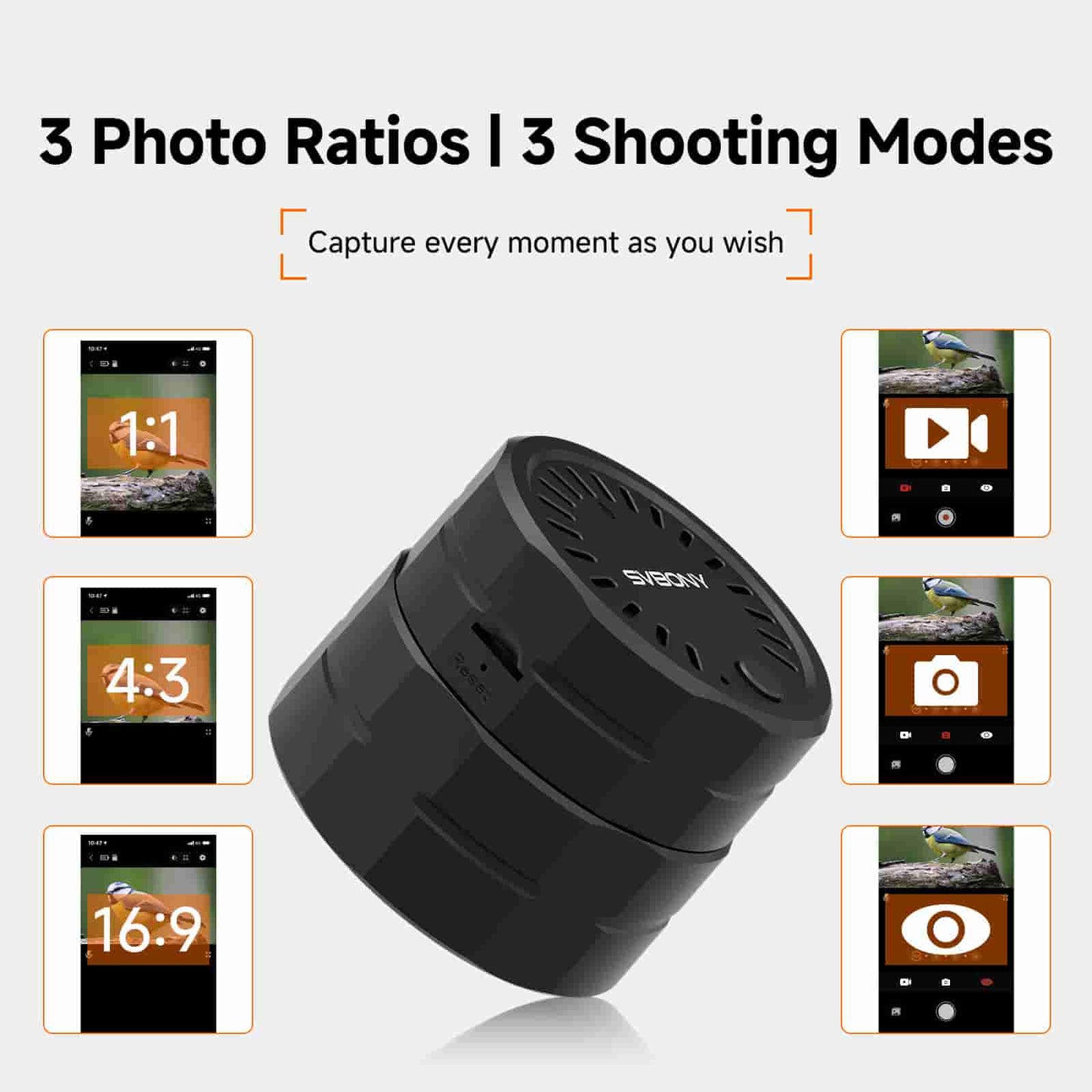 SVBONY SC002 WIFI Electronic Eyepiece Camera for Birding Digiscoping