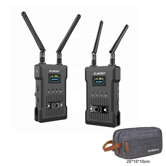 ST1 4K HDMI Wireless Video Transmission System 984FT Range 0.06s Latency for Football Match & Olympic Game Broadcasts, Church Wedding Services