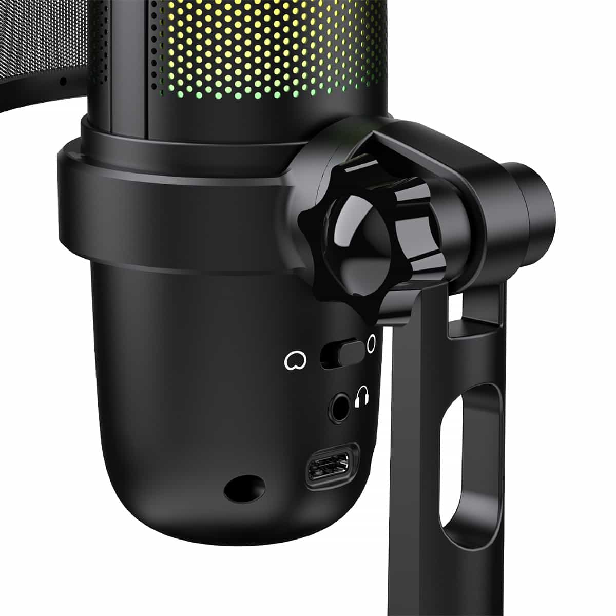 SVMic G1 USB Gaming Microphones with RGB Indicator & One-key Mute for Live Broadcasts Streaming, Podcast Videos, Twitch, YouTube, Discord