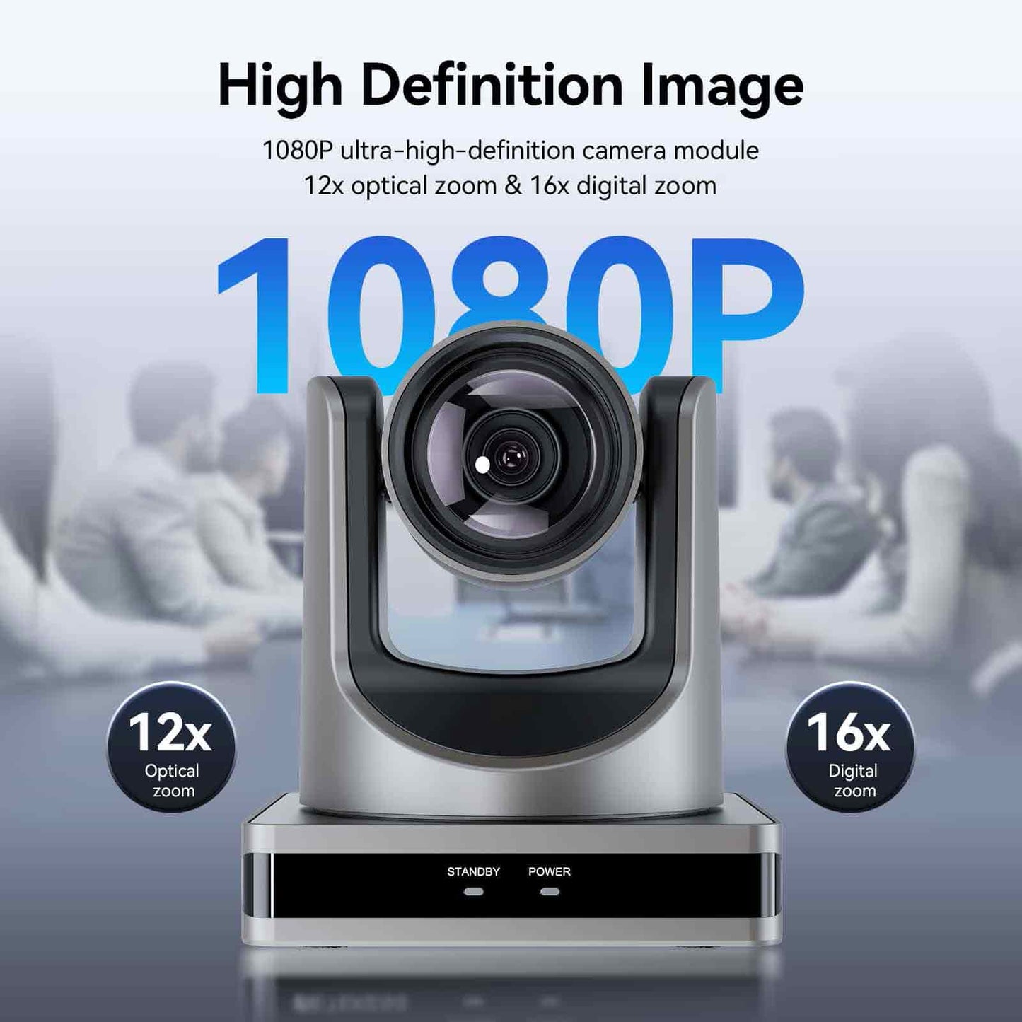 SVPTZ All-in-One Conference Room Video Camera System HD 1080P Video and Audio Conferencing Solution