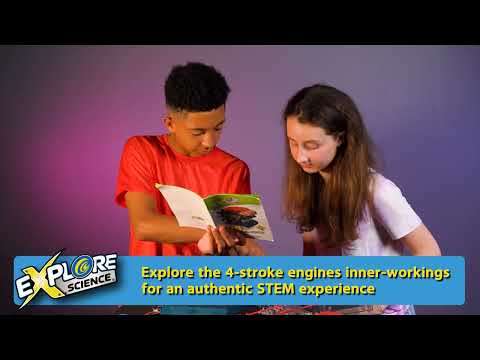 Explore Science V8 Model Engine — STEM Build-Your-Own Working Combustion Engine Kit