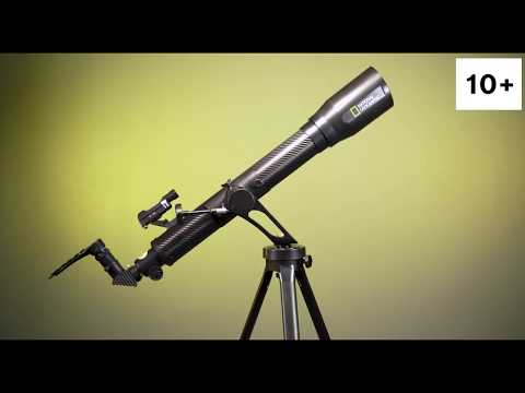 National Geographic CF700SM 70mm Refractor Telescope 80-40070 – Beginner Astronomy Telescope