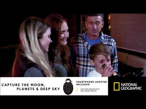 National Geographic NT114CF 114mm Reflector Telescope 80-20114 – Beginner Astronomy Telescope with Smartphone Adapter