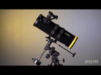 National Geographic NG114mm Newtonian Telescope with Equatorial Mount 80-10114