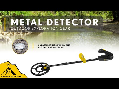 National Geographic LCD Metal Detector 80‑60590 – Easy-to-Use Treasure Finder for Beginners