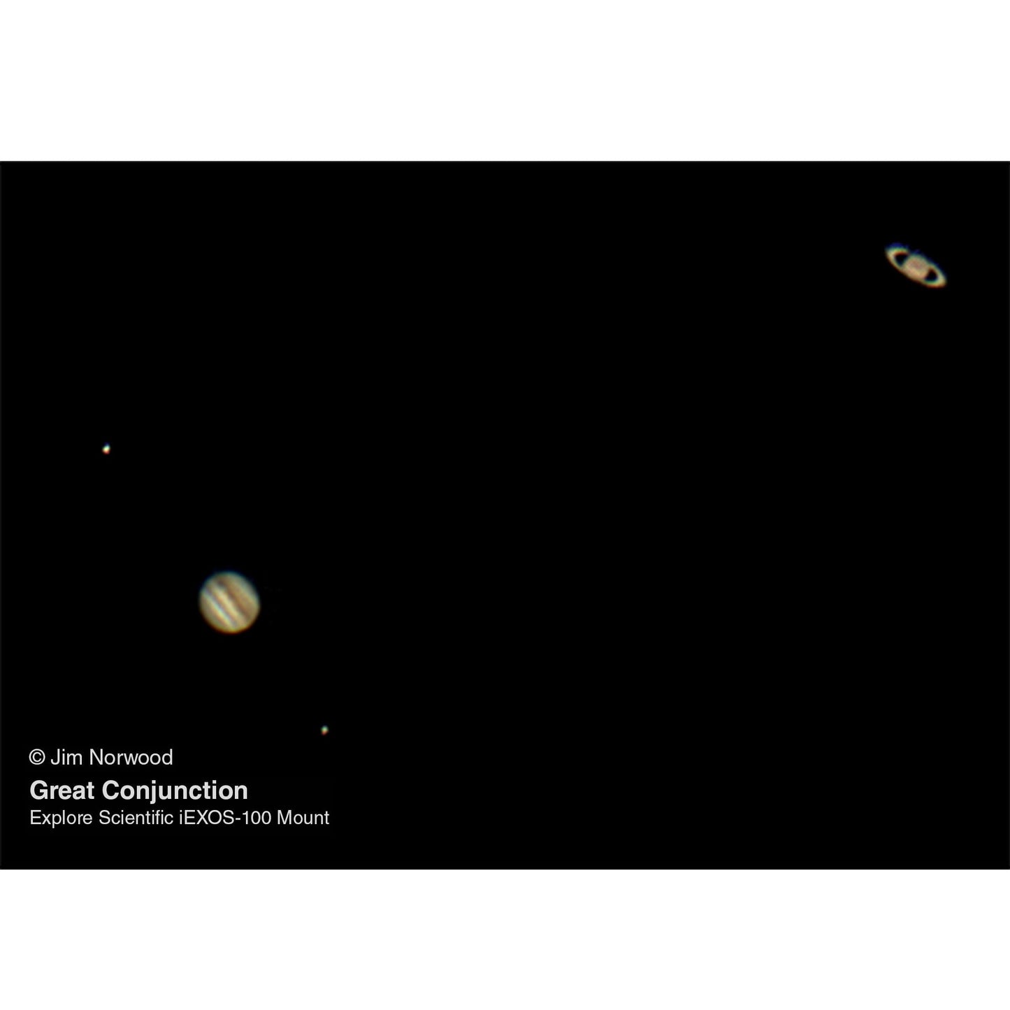 Explore Scientific FCD100 80mm Triplet APO with Field Flattener, iEXOS-100 GoTo Mount & Counterweights (FCD100-0806-FF-IEXOS100)