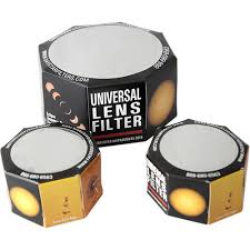 ULF 50mm Universal White Light Solar Filter for Camera Lenses — Safe Sun Photography for DSLRs and Mirrorless Cameras | Telescope Wolves