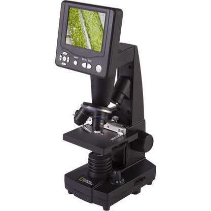 National Geographic 40x-640x Microscope — Beginner Microscope with Smartphone Adapter | Telescope Wolves