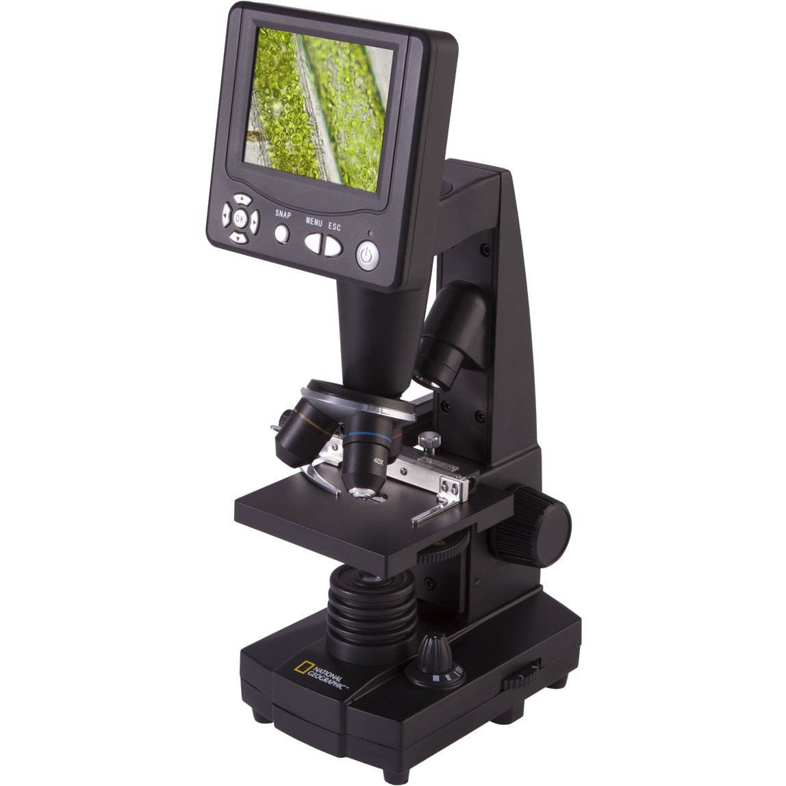 National Geographic 40x-400x Inverted Microscope — Student Microscope with Full Accessory Kit | Telescope Wolves