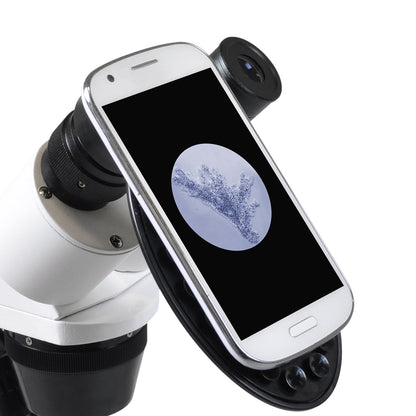 Bresser Erudit ICD Stereo Microscope — 3D Microscope for Insects, Rocks, and Dissection Work
