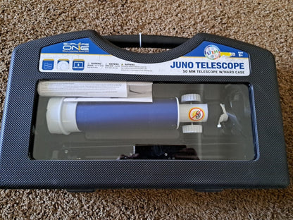 ExploreOne Juno 50mm Refractor — Beginner Telescope for Kids and New Stargazers | Telescope Wolves