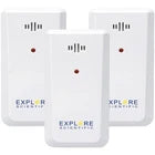 Explore Scientific Radio Weather Station with 3 Sensors – White (WSH4003)