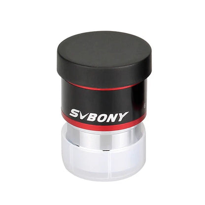 SVBONY 68 degree wide angle 15mm eyepiece 1.25 inch F9152C with protective dust cap included showing complete lens protection and storage solution for beginner telescope owners protecting optics between stargazing sessions — Telescope Wolves