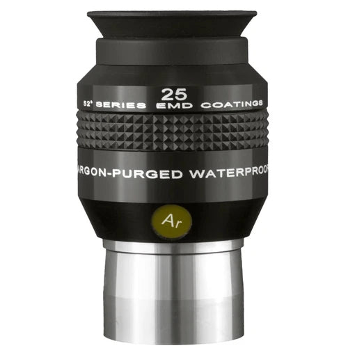 Explore Scientific 52° Argon‑Purged 1.25" Eyepiece Series – Multiple Focal Lengths (3 mm, 4.5 mm, 6.5 mm, 10 mm, 15 mm, 20 mm, 25 mm, 30 mm, 40 mm)