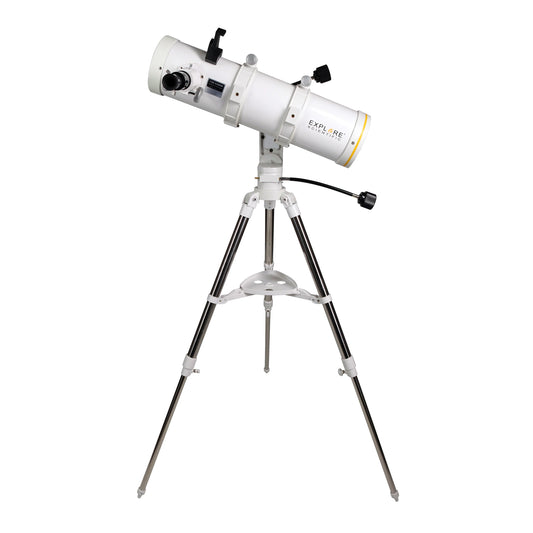 Explore Scientific Sidara Essential 130mm Newtonian Reflector Telescope with SkyAssist Mount | Telescope Wolves