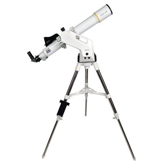 Explore Scientific Sidara Pro 80mm refractor telescope with GoTo SkyAssist alt-az mount on tripod