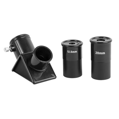 Explore One CF350 50mm Refractor — Silver Carbon Fiber Beginner Telescope on AZ Mount