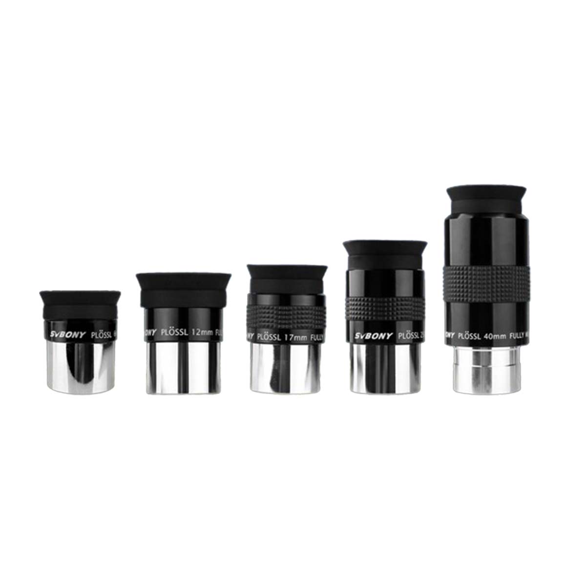 SVBONY SV131  Plossl Eyepiece 6/12/17/25/40mm 1.25inch 48 Degrees for Telescope