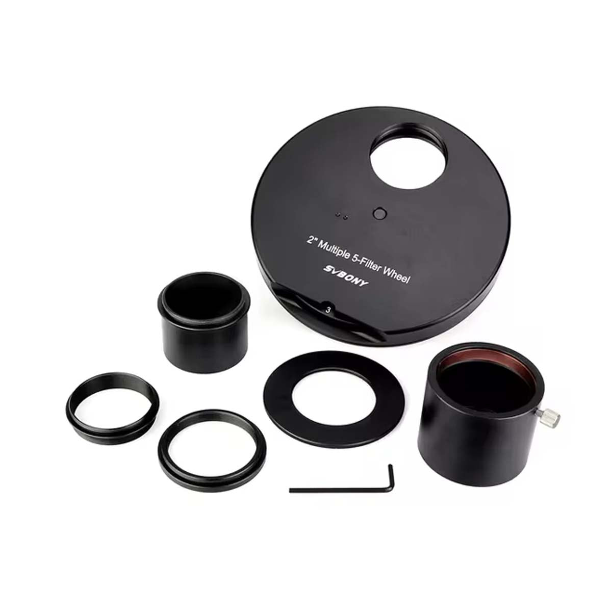 SV133 Filter Wheel 2 inch Multiple 5-Position for Telescope-Image Without Stray Light