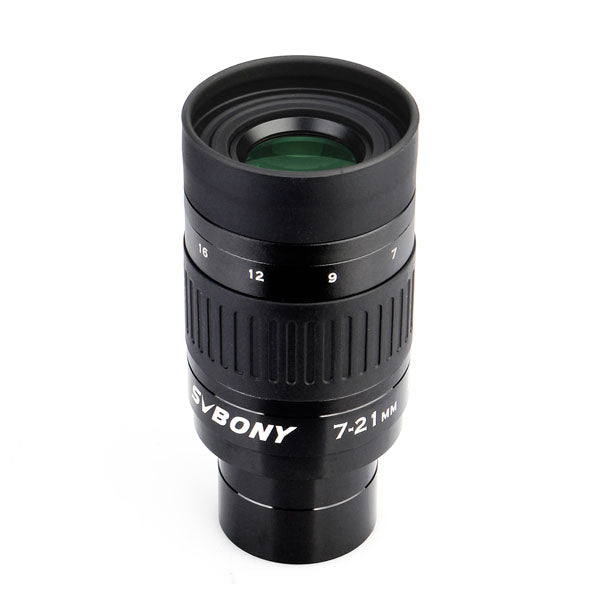 SV135 Zoom Eyepiece 1.25inch 7mm to 21mm 57°-40° Field of View for Astronomical Observation