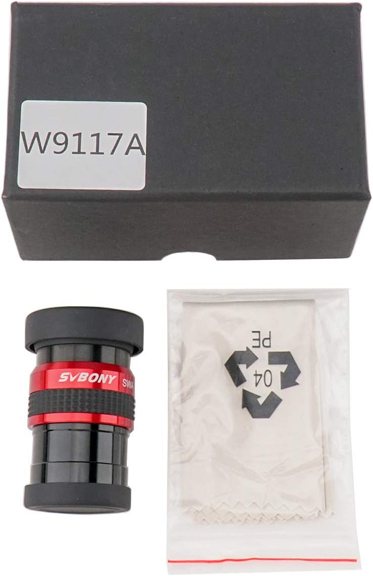 SV154  Telescope Eyepiece 1.25inch 70 Degree SWA 15mm Red