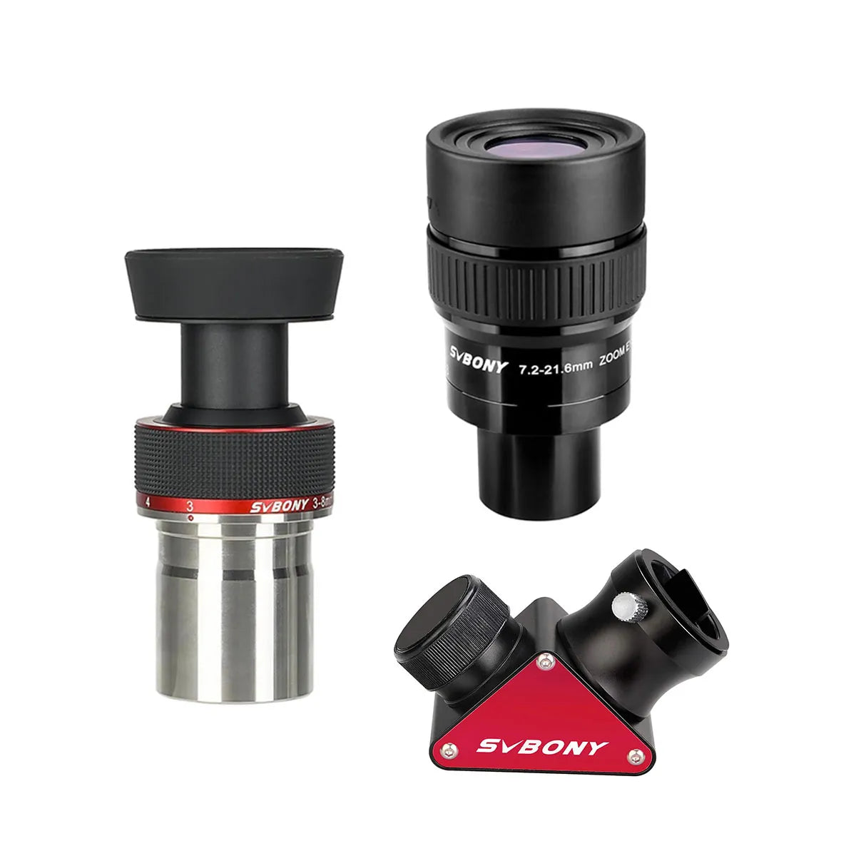 SVBONY SV191 Zoom Telescope Eyepiece Super Wide Angle Black 1.25inch