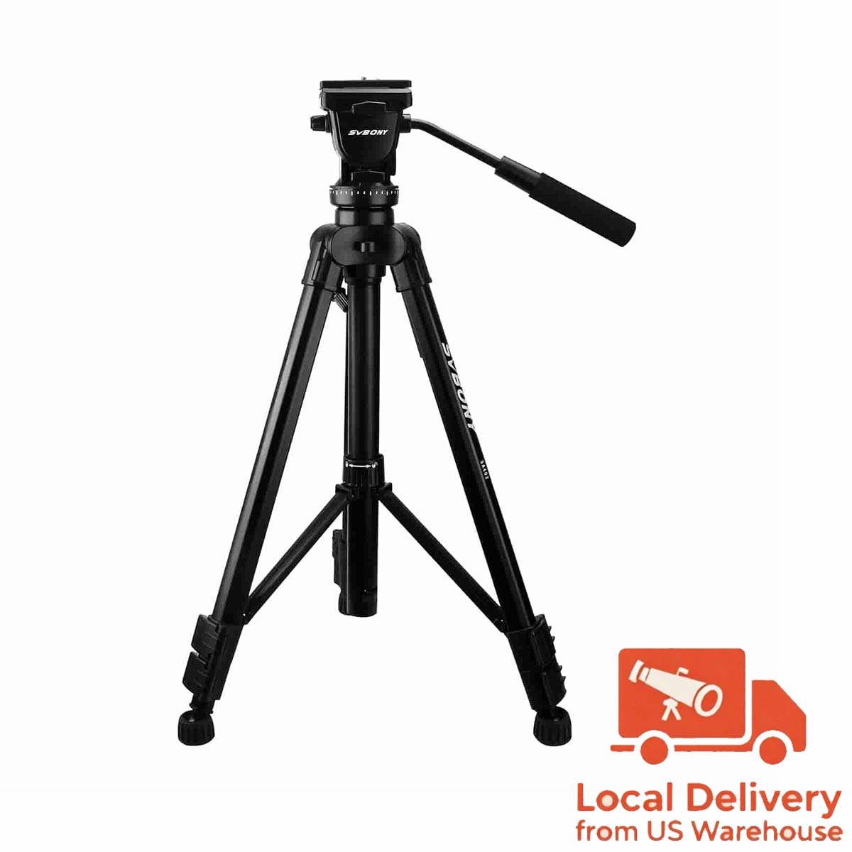 SA402 Hydraulic Gimbal Aluminum Alloy Travel Tripod