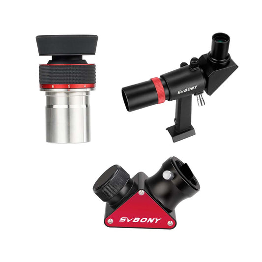 SVBONY Zoom Eyepiece-Diagonal-Finder Scope Combination Kits for Astronomical Observation