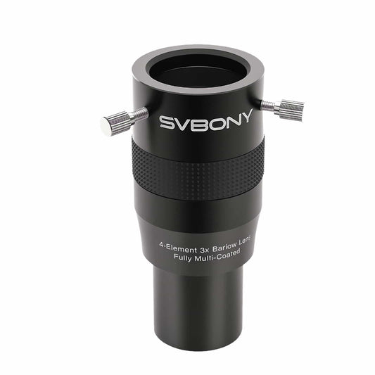 SVBONY SV216 Barlow Lens 1.25inch 3X 4-Element for Planetary Visual and Photography