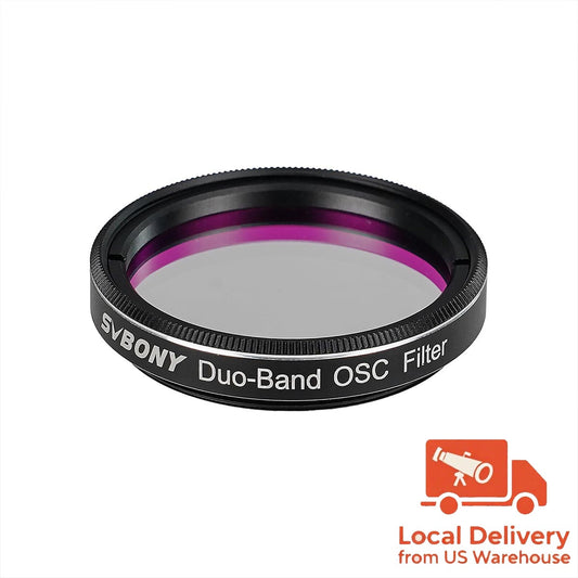 SVBONY SV220 Telescope Filter, H-Alpha & OIII, 7nm Dual-Band 1.25" Nebula Filter for Astrophotography
