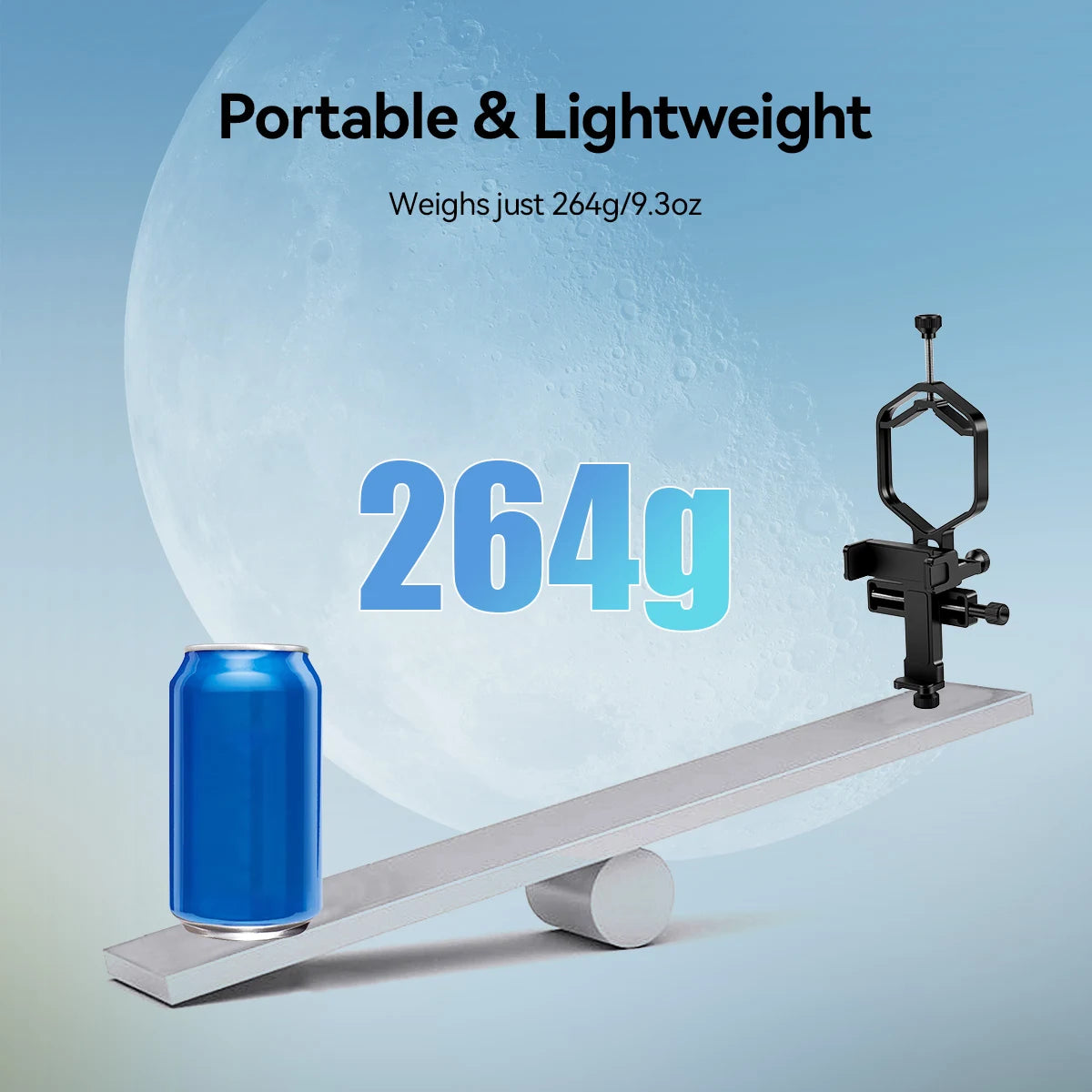 SV214 Pro Phone Adapter 3-Axis Universal Clamp With Shutter 28mm-64mm for Capture Images and Video Through Telescope or Digiscoping