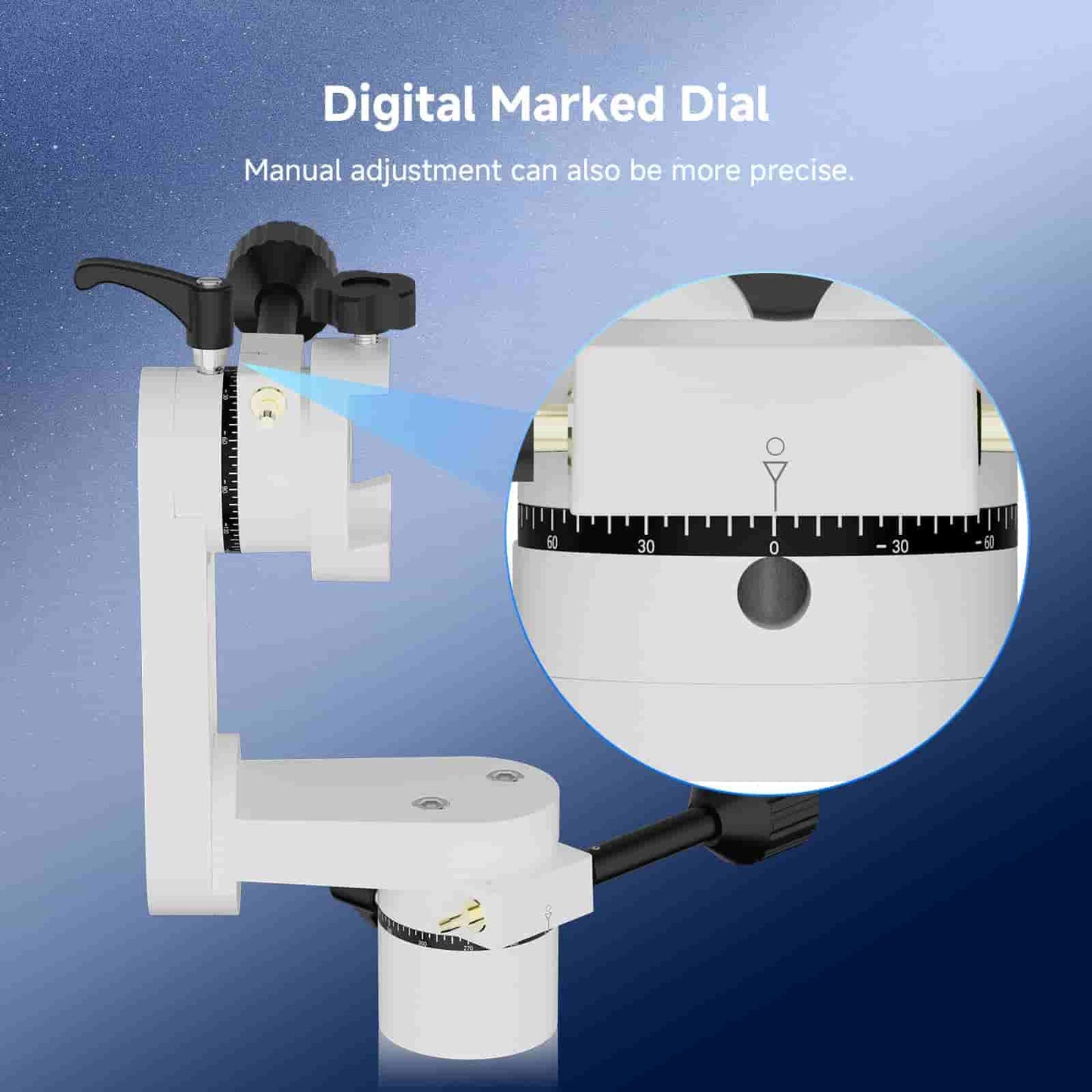 SV225 MINI Alt-Azimuth Telescope Mount Adjustable Angle Perfect Travel Companion For Beginner Astronomy