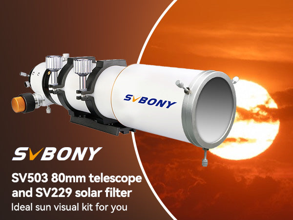 SV503/SV550 Refractor Telescope - SV229 Solar Filter For Solar Observaions