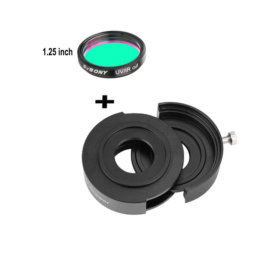 SV226 Telescope Filter Drawer - 1.25" & 2" Astronomy Filter Combination for Astrophotography