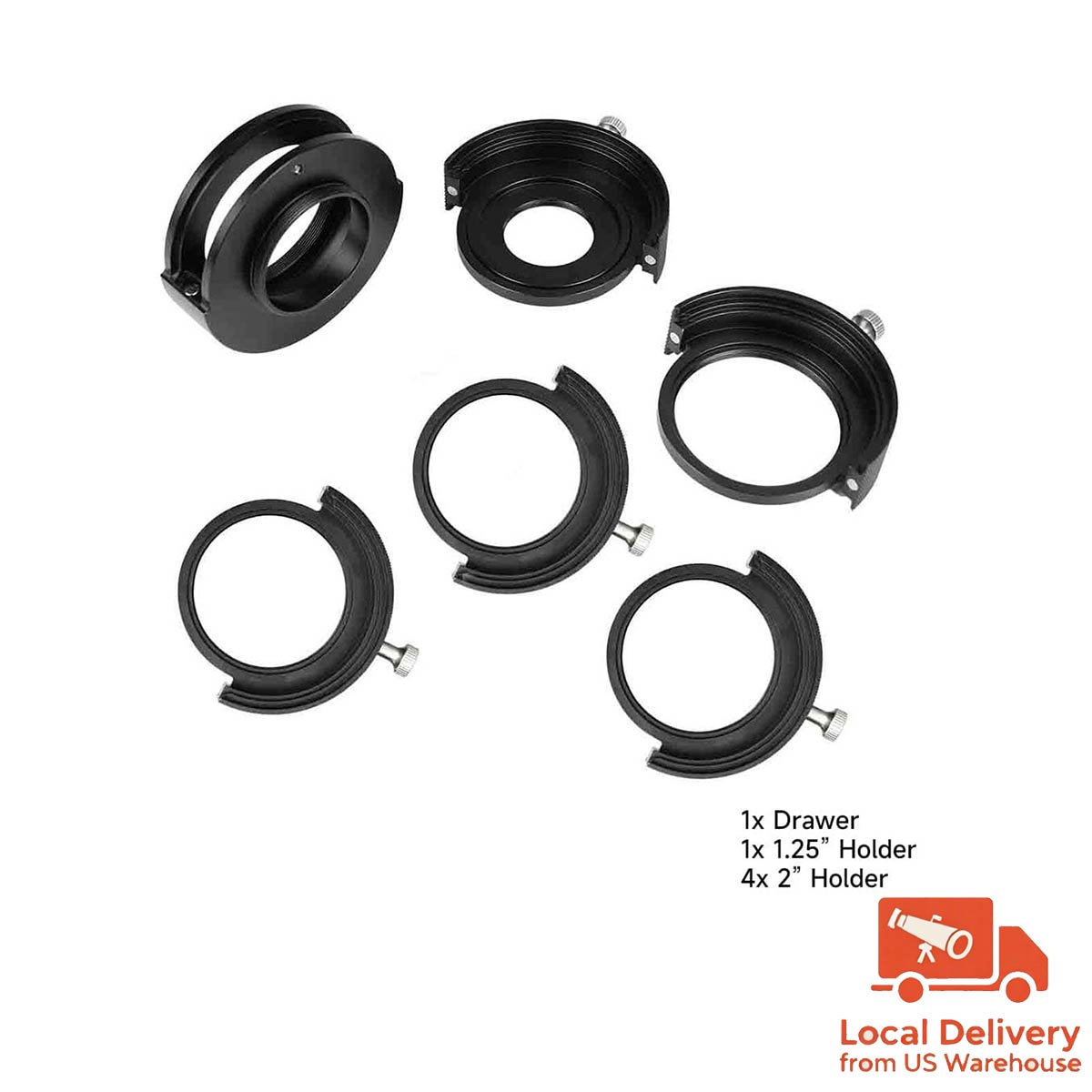 SV226 M42 Telescope Filter Drawer - Effortlessly Switch Between 1.25" & 2" Filters for Perfect Astrophotography