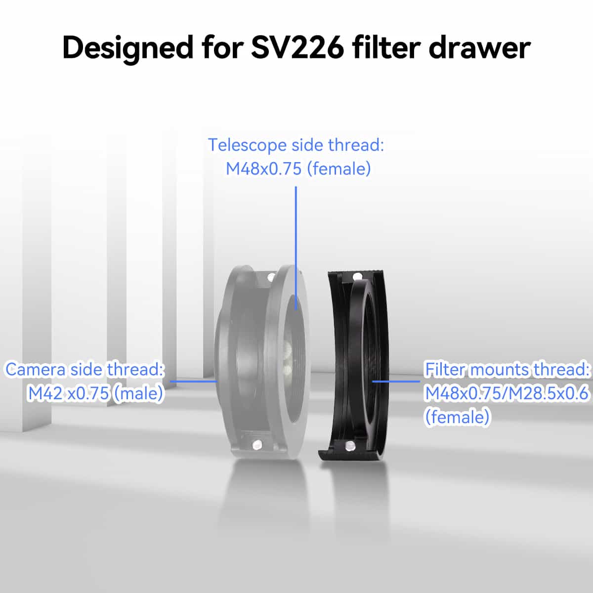 SV226 Telescope Filter Drawer Holder 2inch for Astrophotography