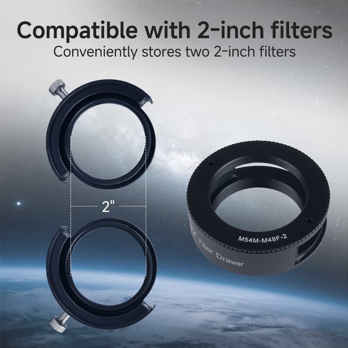 SV226 M54 Filter Drawer – Dual Magnets& Fast Filter Swapping for Astrophotography