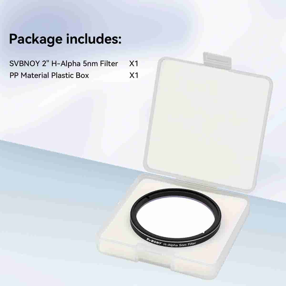 SV227 H-Alpha 5nm Filter 2" Narrowband Astronomical Photographic CCD for Deep Sky