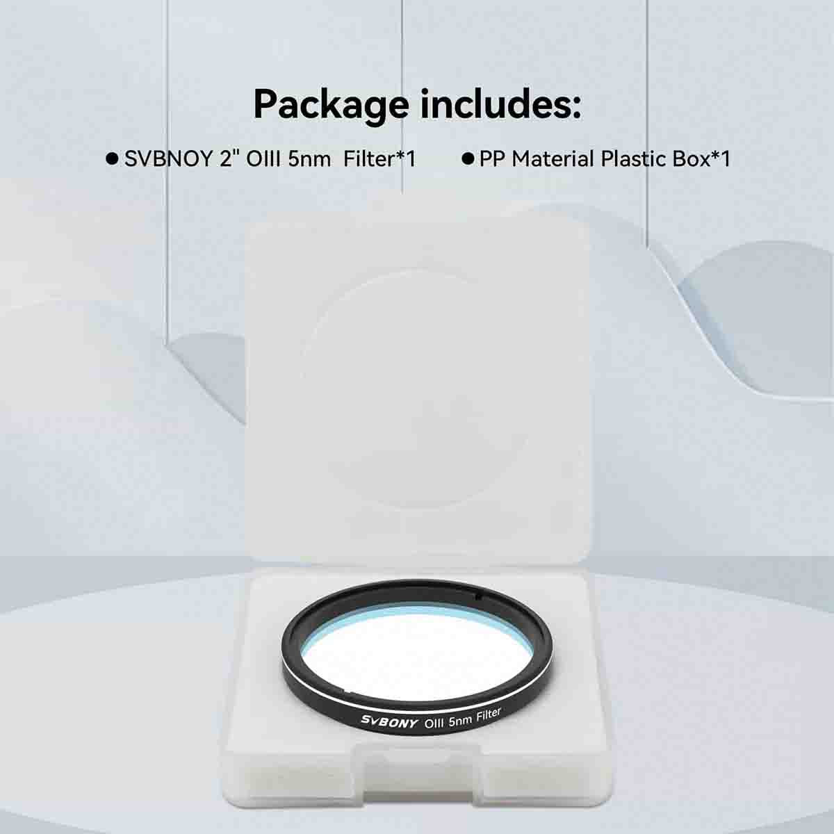 SV227 OIII 5nm 2" Filter Narrowband Astronomical Photographic CCD Filter for Deep Sky