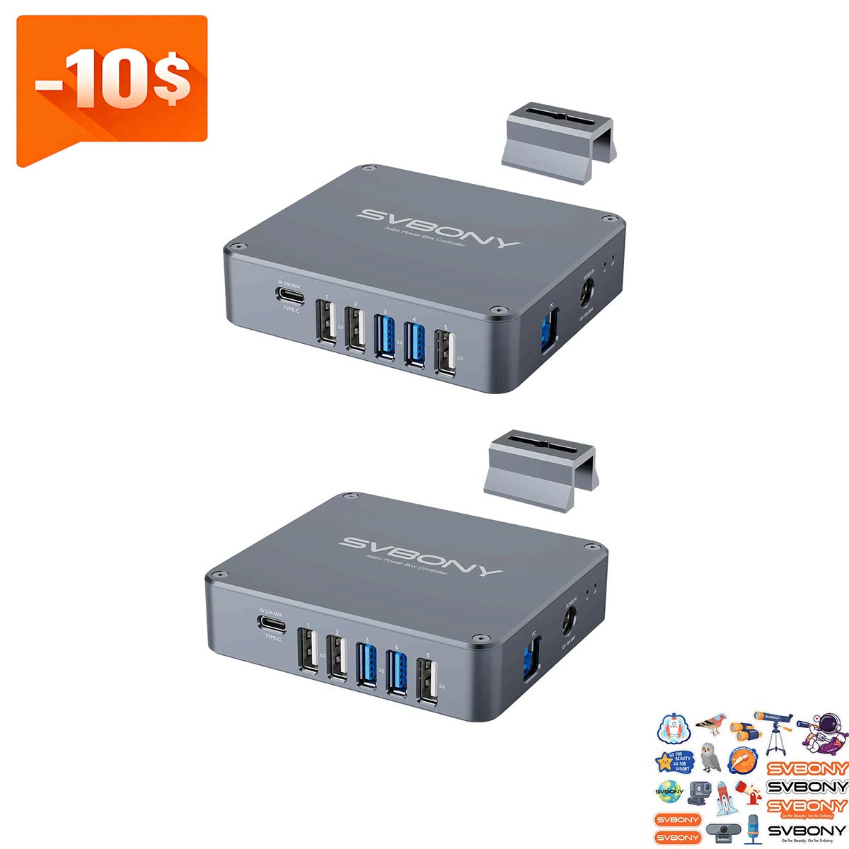 Astro Power Controller for Astrophotography, Plug and Play, SV241 Pro SVBONY