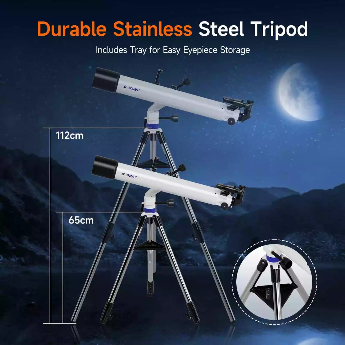 SV520 Telescope Complete Kit Perfect for Astronomy Beginners Start Stargazing Adventure
