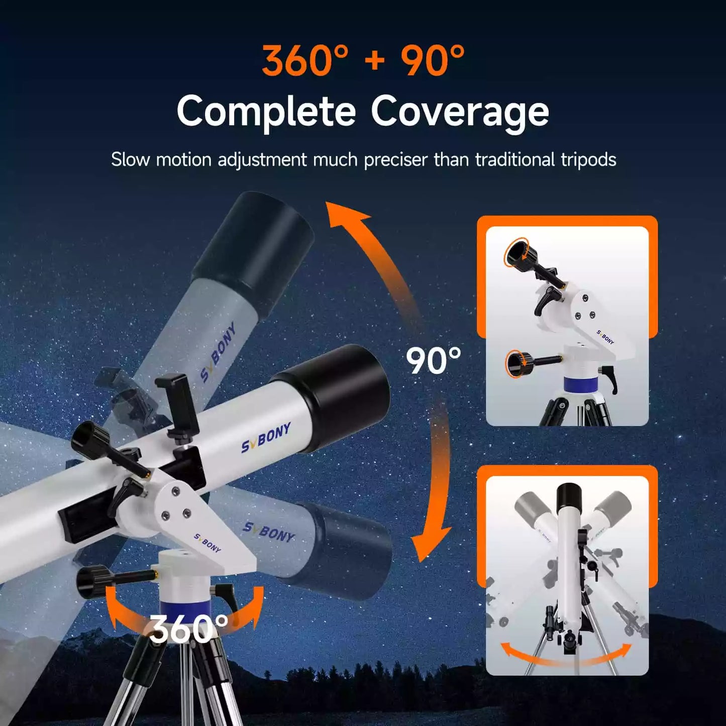 SV520 Telescope Complete Kit Perfect for Astronomy Beginners Start Stargazing Adventure
