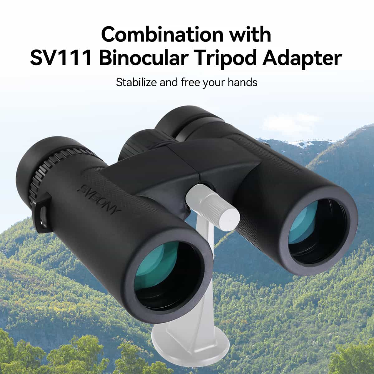 SVBONY SV202 Upgraded ED Binoculars 8x32/8x42/10x42 Bak4 Prism Wide Field of View IPX7 Waterproof Fogproof for Adults Bird Watching