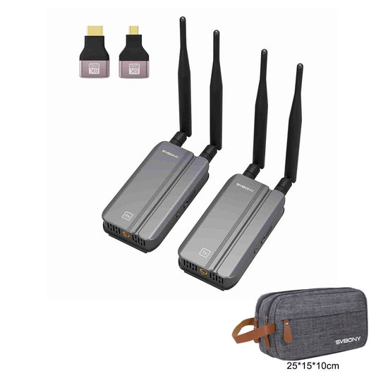 TransAir3 Wireless Video Transmission System 0.06s Latency 1080P HD Sender Extender for Streaming, Presentations, Big-screen entertainment